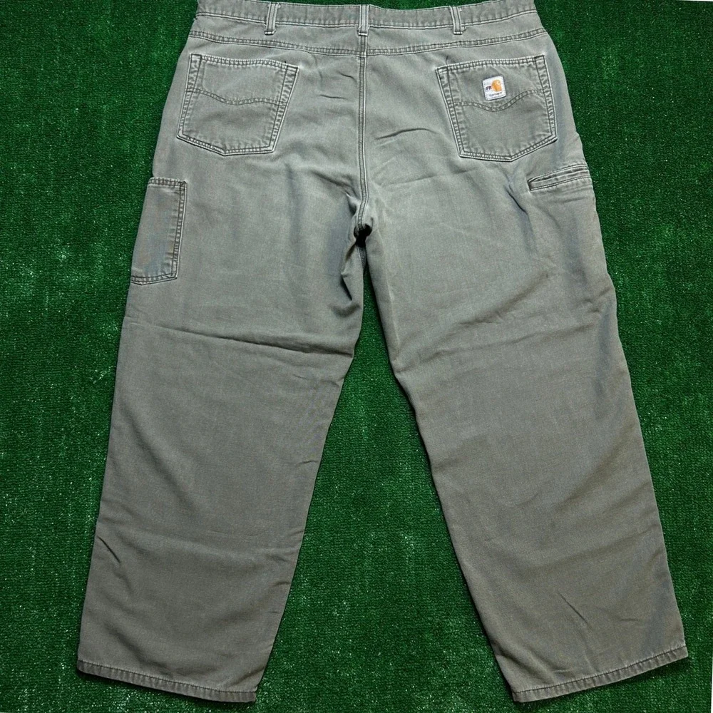 Carhartt FR Flame Resistant Workwear Pants Faded Olive Green 42x29